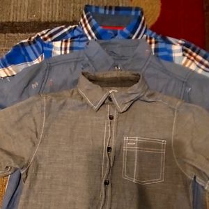 ×3  boys 10/12 button down NWOT